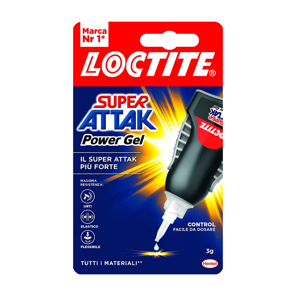 Adesivo Universale Istantaneo Gel Control Power Flex LOCTITE 3 g